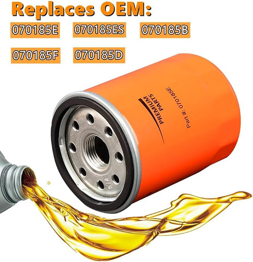 070185E Oil Filters with Paper Funnel Oil Wipe - Image 2