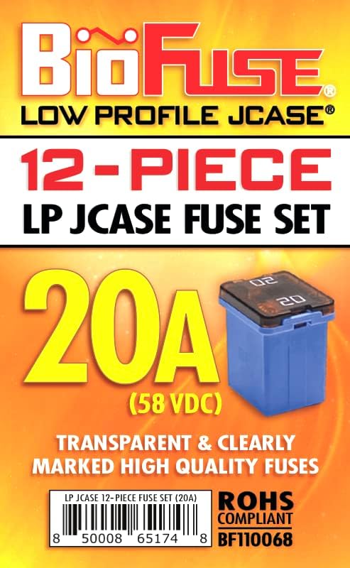 20A Low Profile JCASE 12-Piece Cartridge Fuse Assortment. Fits Most: Nissan - Image 6