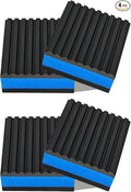 2" X 2" X 7/8" Anti Vibration Pads Sound Isolation Rubber Ribbed by YIEHRNS