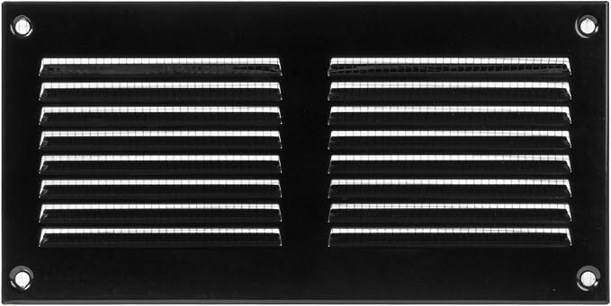 HVAC OV 8" x 4" Inch Black Metal Vent Cover – Ceiling Vents Covers by HVACOV