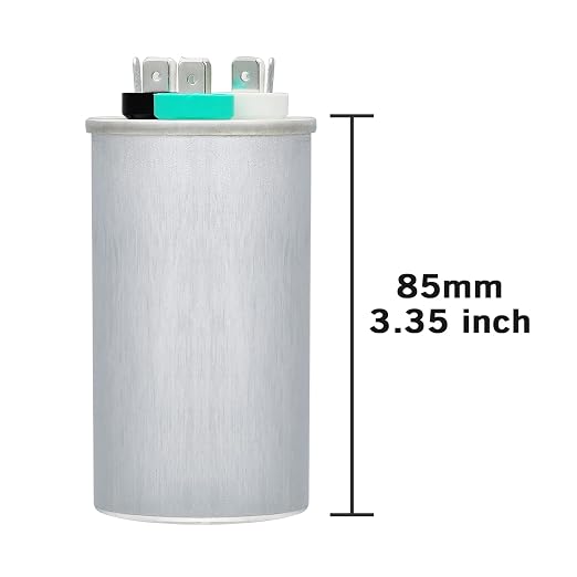 VEXUNGA 30/3 uF 30+3 MFD 370VAC or 440VAC Dual Run Start Round A/C Capacitor - Image 2