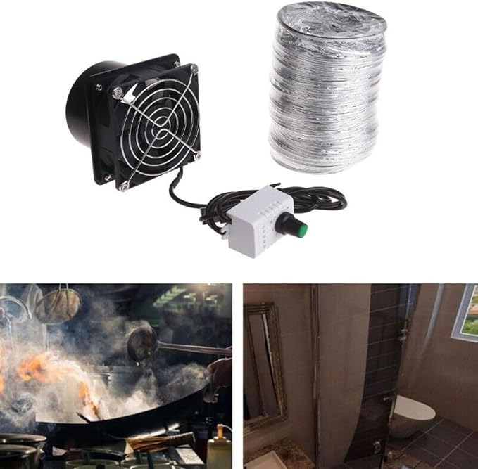 Smoke Absorber Fume Extractor Fan USB Adjustable Solder Pipe Duct Exhuast Fan - Image 3