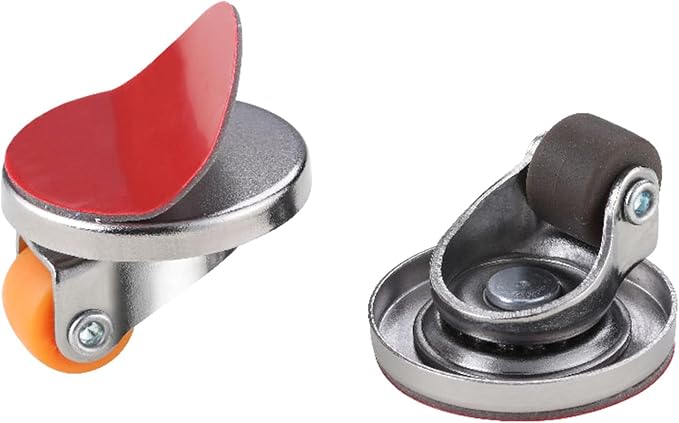 4Pieces Furniture Casters with Stick Adhesive Small Appliance Rollers Home - Image 6