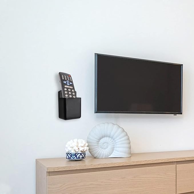 2 Pack Self Adhesive TV Air Conditioner Remote Control Holder Wall Mount - Image 7