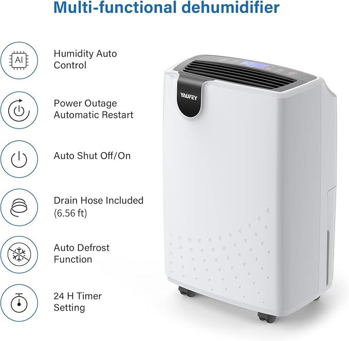 Yaufey 2500 Sq. Ft. Dehumidifier - Image 5