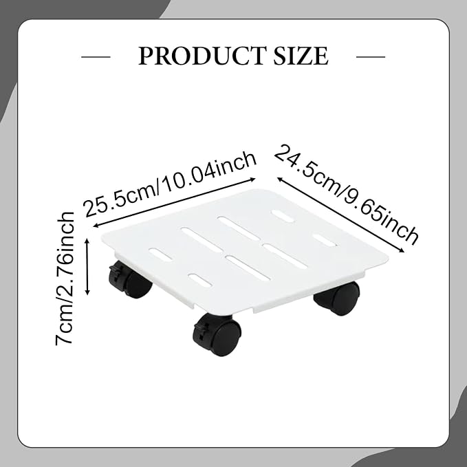 Plant Stand with Wheels, Potted Plant Mover, Simple Flowerpot Holder with - Image 3