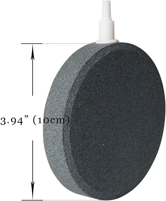 Quickun 4 Inch Updated Crazy Air Disc Stone Cylinder Bubbler Plus Diffuser - Image 3