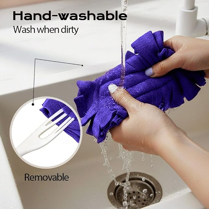 Duster Refills Reusable, 360° Heavy Duty Fleece Reusable Duster Refills Duster - Image 6