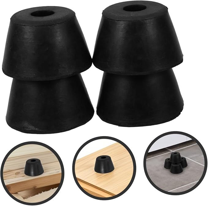 KALLORY 4 Pcs Vibration Rubber Pads Noise Reducing Machine Feet - Image 9