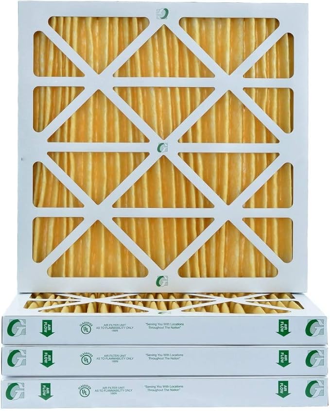 Glasfloss ZL 16x16x2 MERV 11 2" Inch AC Furnace Pleated Air Filters. Box of 6. - Image 4