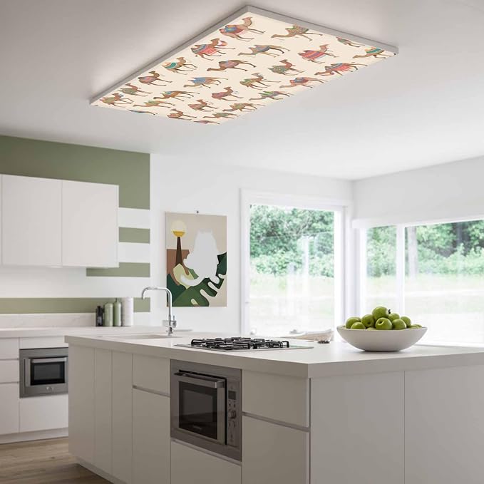 Fluorescent Light Covers for Ceiling Lights Desert Camel Magnetic Light Filters - Image 2