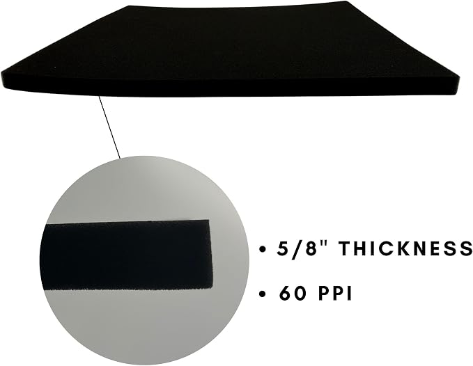 Air Filter Foam Sheet Material 15" x 12" x 5/8" - Image 4