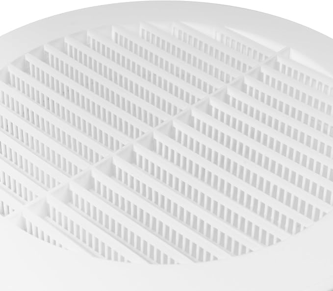 Repa Market 6 Inch Round White Vent Cover/Plastic Air Vent Grille - Image 8