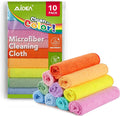 AIDEA Microfiber Cleaning Cloth, Colorful Lint-Free Vibrant Cleaning Rags by AIDEAHOME