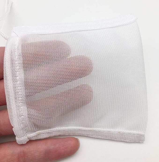 6 Pack Small Sized Filter Bags for Activated Carbon, 3 by 4 inches High Flow - Image 5