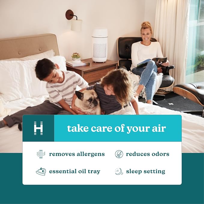 Homedics Air Purifier T22, 5-in-1 Tower Air Purifier, 99% HEPA-Type Filtration - Image 7