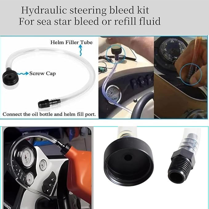 Compatible with Seastar Hydraulic Steering System's Bleed and Fill Packs - Image 8