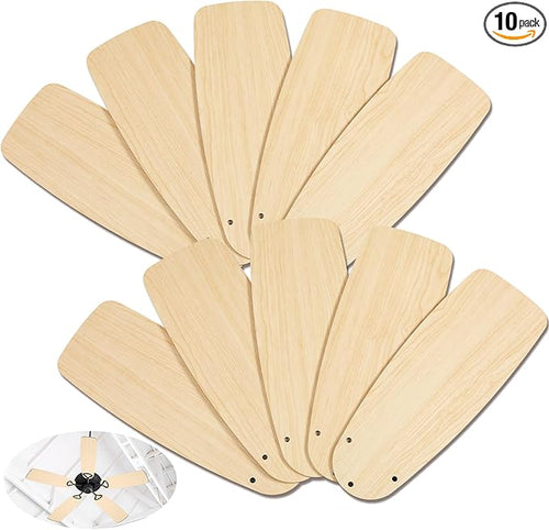 10 Pack Replacement Fan Blades for 42" Ceiling Weatherproof Fan Blades by Kittmip