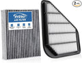 Engine+Cabin Air Filters Fit for 2009-2017 Chevrolet Traverse, 2007-2016 GMC by RVgolf