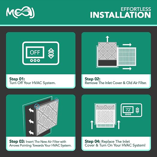 12x30x1 Air Filter | MERV 13 | MOAJ Elite Bacterial & Viral Defense | BASED IN - Image 6