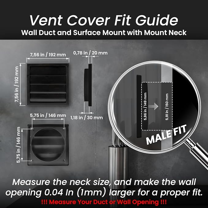 Repa Market 6 Inch Vent Cover - Image 2