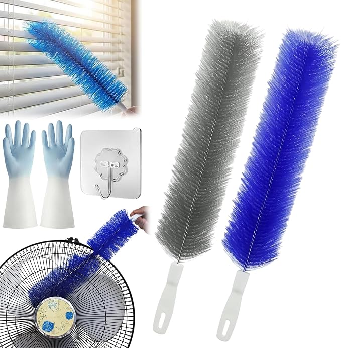 Bendable Microfiber Head, Reusable Dust Remover, 15.7in Bendable Microfiber Fan by Unknown