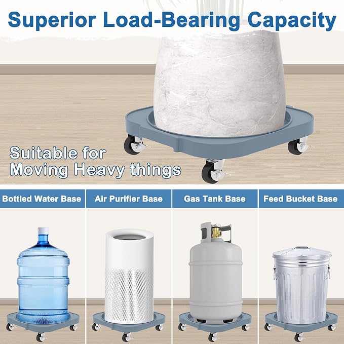 2 Pack 11'' Heavy Duty 5 Gallon Water Jug Holder Caddy - Image 3