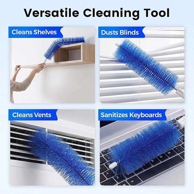 Fan Cleaning Brush, Bendable Microfiber Head, Microfiber Duster - Image 4