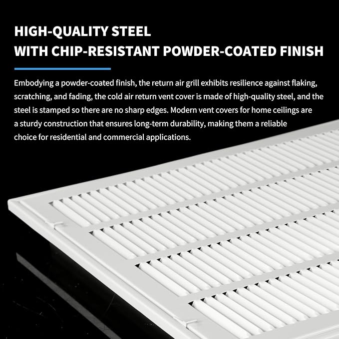 20x10 Air Return Grille Return Vent Cover - Image 3