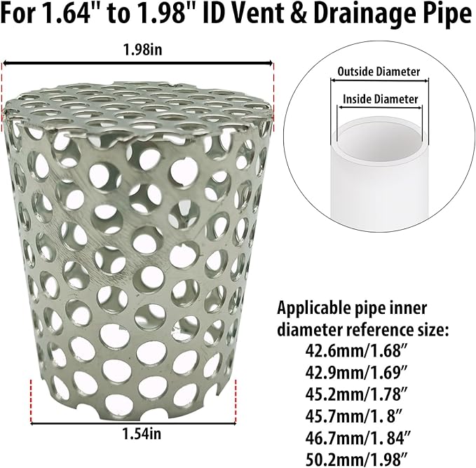 PVC Termination Vent Mesh Cap - Image 3