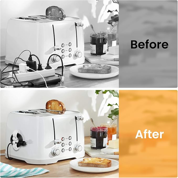 Cord Organizer for Appliances, Appliance Cord Wrap, Coffee Makers, Air Fryers – - Image 2