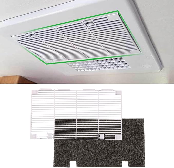 Air Vent Grille with Air Filter Pad Assembly - Image 2