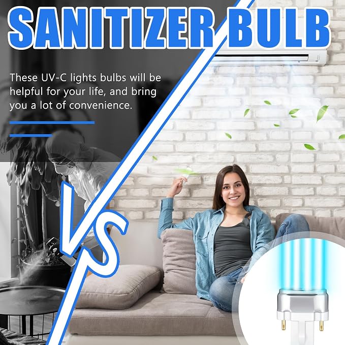 UV UV-C Light Bulbs 9W G23 Base Replacement Bulb - Image 5