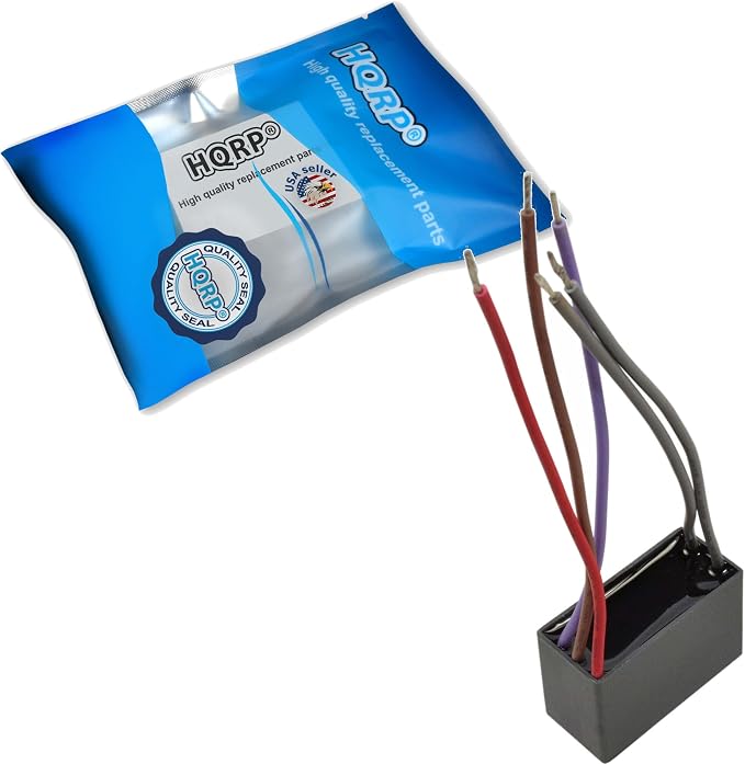 HQRP 50-Pack Ceiling Fan Capacitor CBB61 4.5uf+5uf+5uf 5-Wire UL Listed - Image 2
