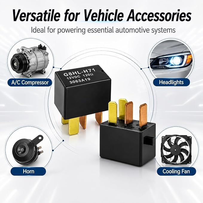 Relay G8HL-H71, 39794-SDA-A03 39794-SDA-A05 12VDC Automotive Relay - Image 4