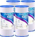 PUREPLUS 1 Micron 10" x 4.5" Whole House Pleated Sediment Filter by PUREPLUS