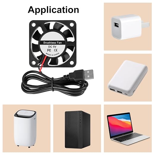 2Pcs 40mm USB Brushless Cooling Fan - Image 5