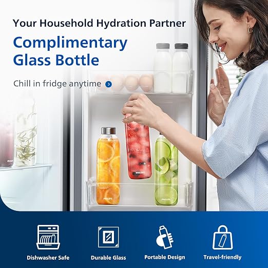 PHILIPS Reverse Osmosis Water Filter Countertop, Compact 5 Stage RO Water - Image 2