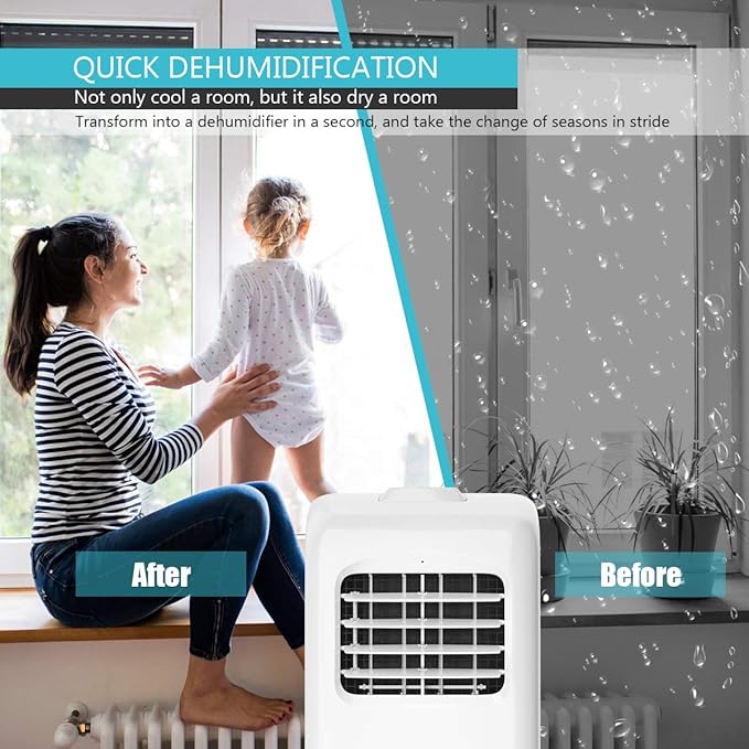 COSTWAY Ashrae 8000 BTU Portable Air Conditioner - Image 3