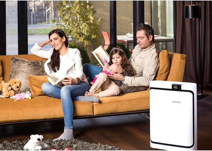 BONECO Air Purifier with HEPA, Remote Control, Fast Air Purification, and - Image 8