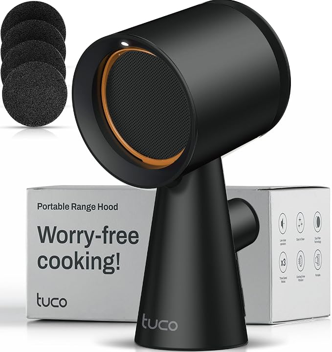 TUCO Portable Range Hood, Countertop Kitchen Exhaust Fan by TUCO