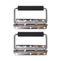 Sound Town 2-Pack Spring Loaded Case Handles, Stainless Surface Mount Handle by SOUNDTOWN