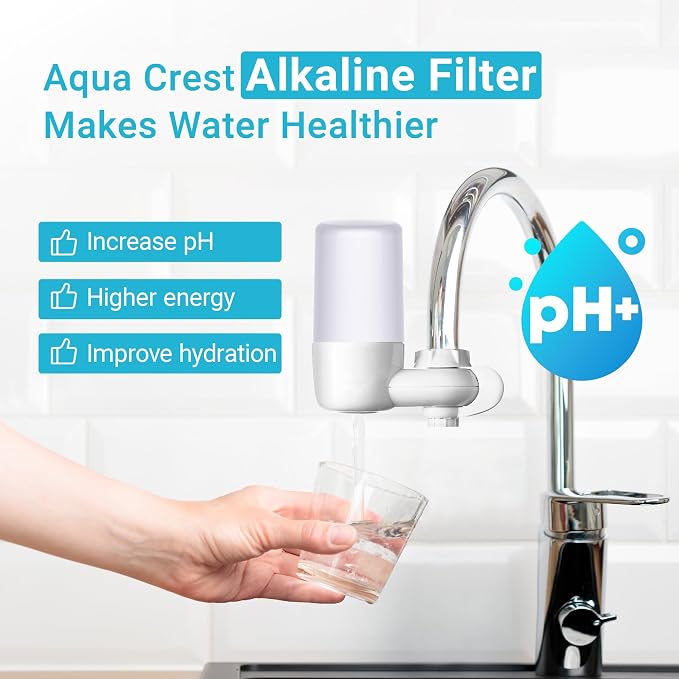 AQUA CREST Alkaline Faucet Water Filter, Replacement - Image 3