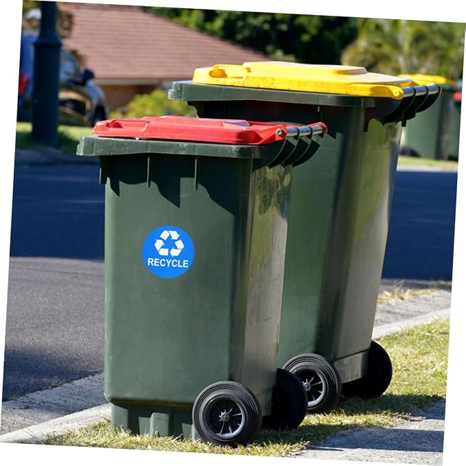 DOITOOL 8pcs Waterproof Trash Can Stickers - Image 9