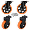 YOOGAA 5 Inch Caster Wheels Casters Set of 4 Heavy Duty Casters without Brake by YOOGAACASTERWHEELS