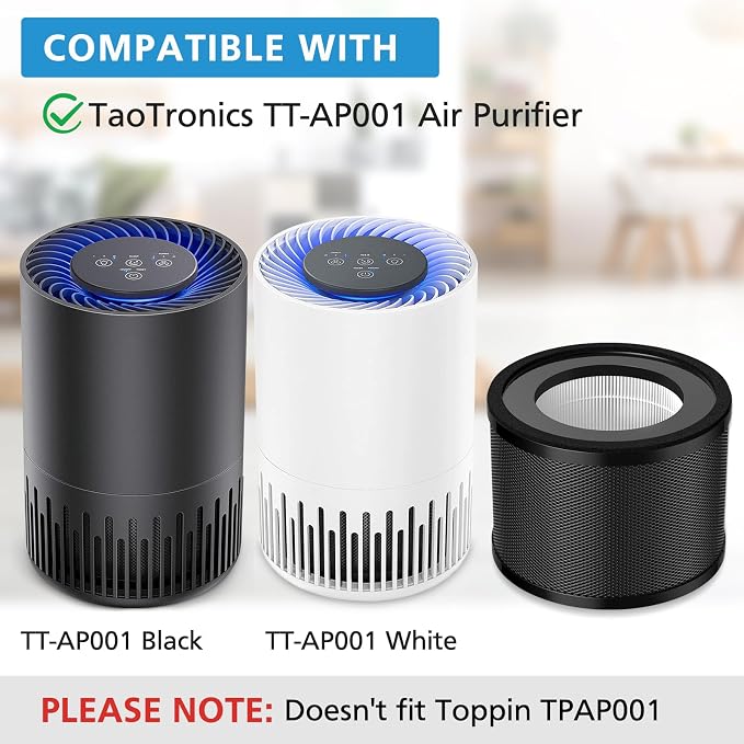 2 Pack TT-AP001 Replacement Filter, Compatible - Image 3
