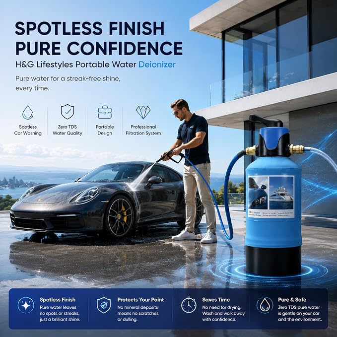 H&G Lifestyles Water Deionizer for Car Washing, - Image 2