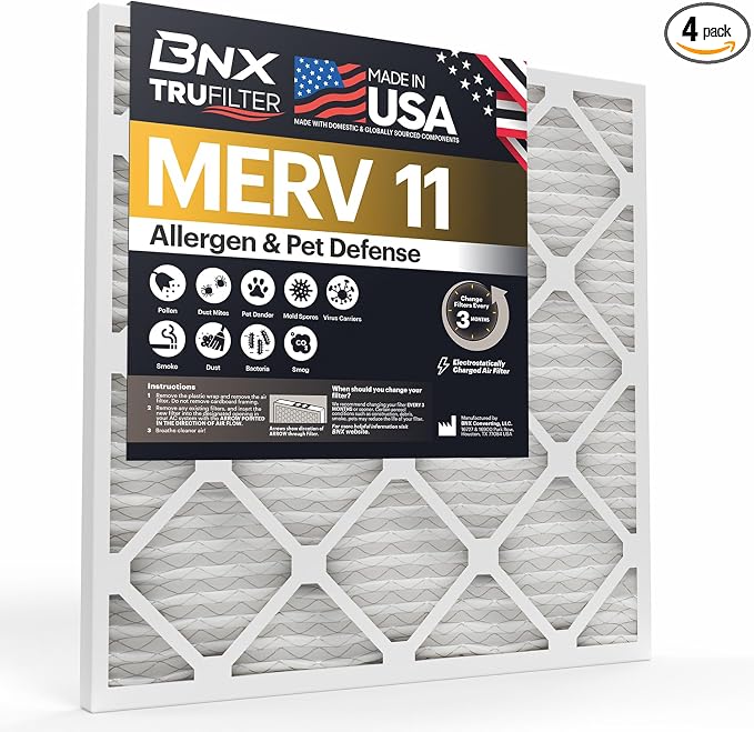 BNX TruFilter 12x24x1 Air Filter MERV 11 by BNX