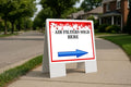 Air Filters Sold Here 4Th Of July American Flag Usa Patriotic Red Blue Stars by WorkHouseSigns