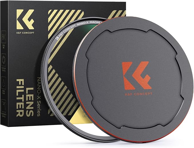 K&F CONCEPT 58mm Magnetic MC UV Lens Protection Filter + Lens Filter Cap | 1s by KFCONCEPT